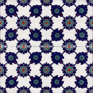 20x20 cm Çini Karo P-16